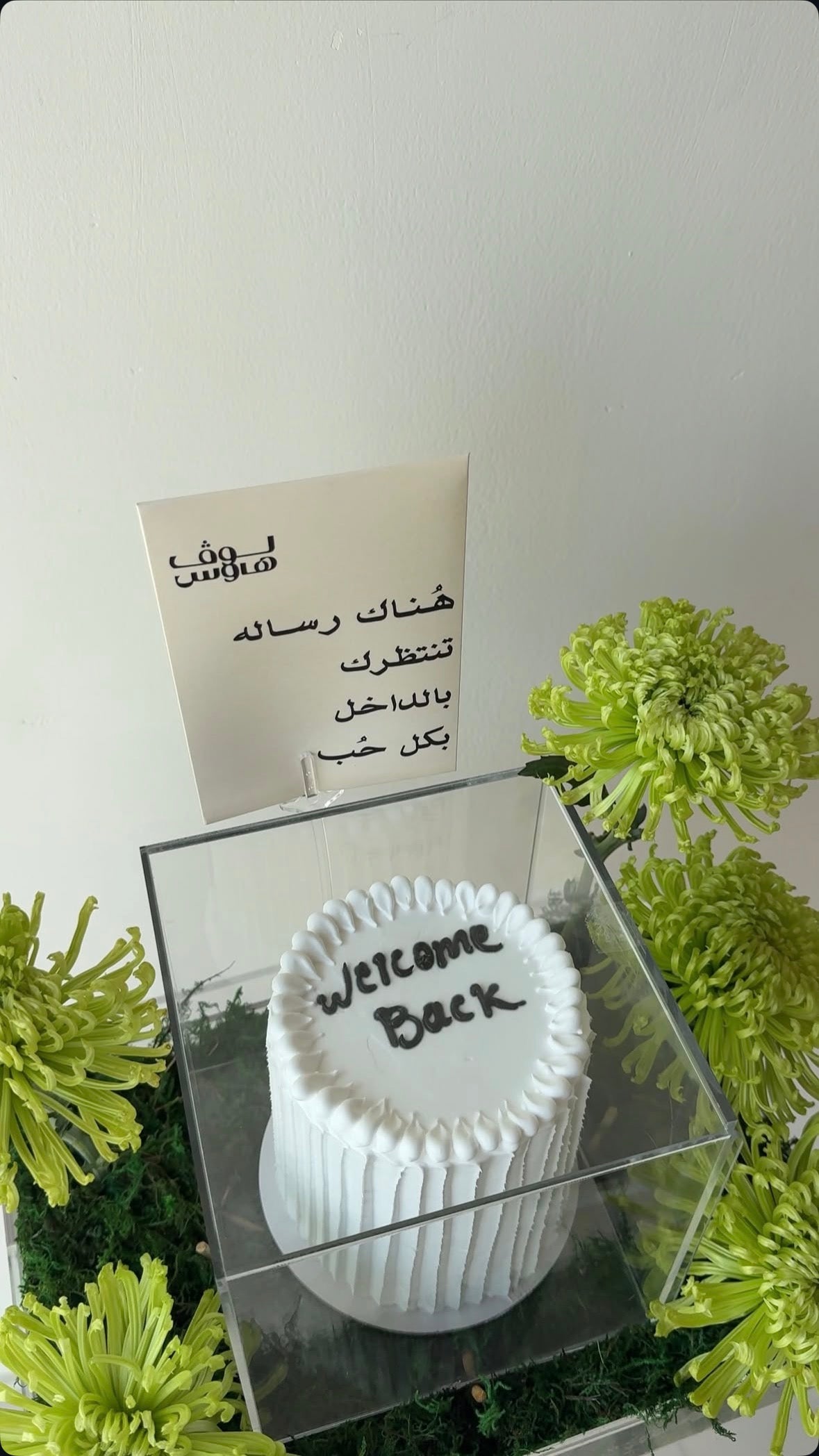 صينية كيك بورد اخضر