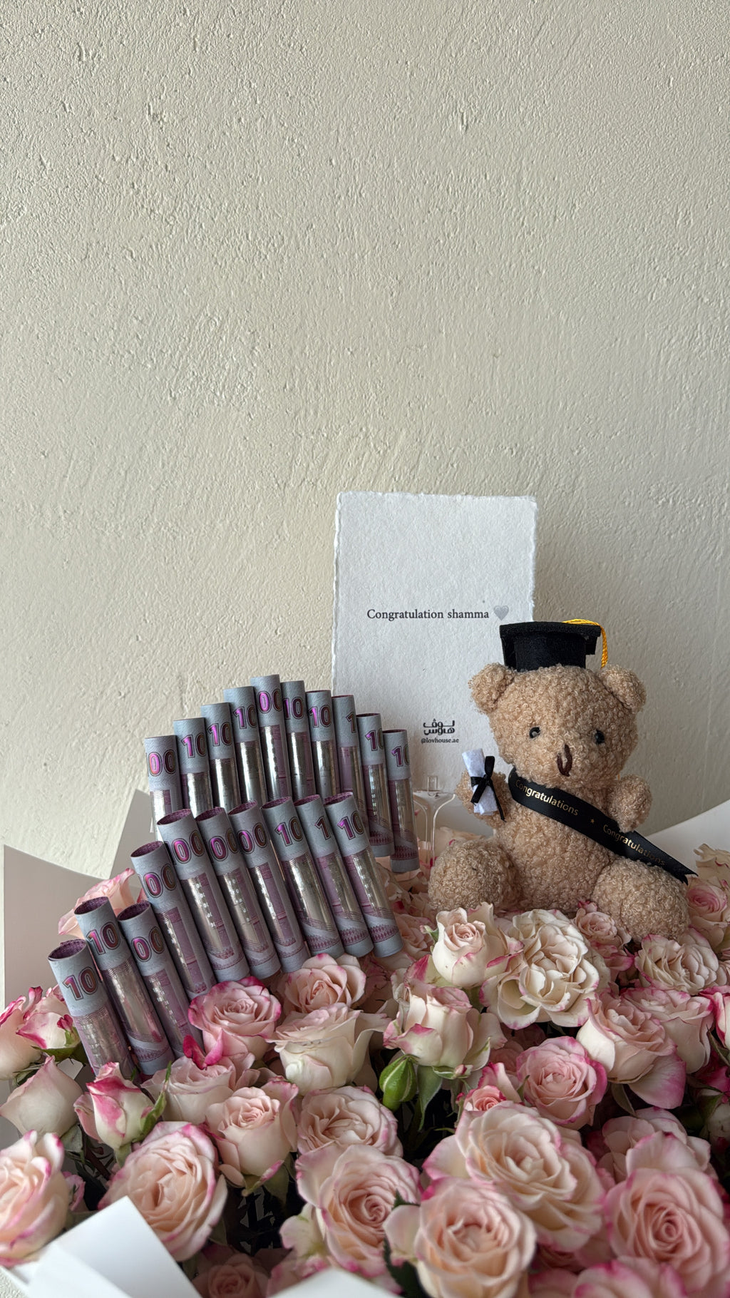 Pink bouquet | 2000 cash