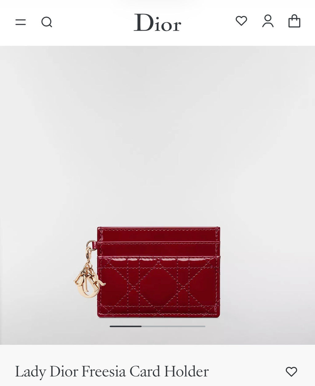 Dior cardholder