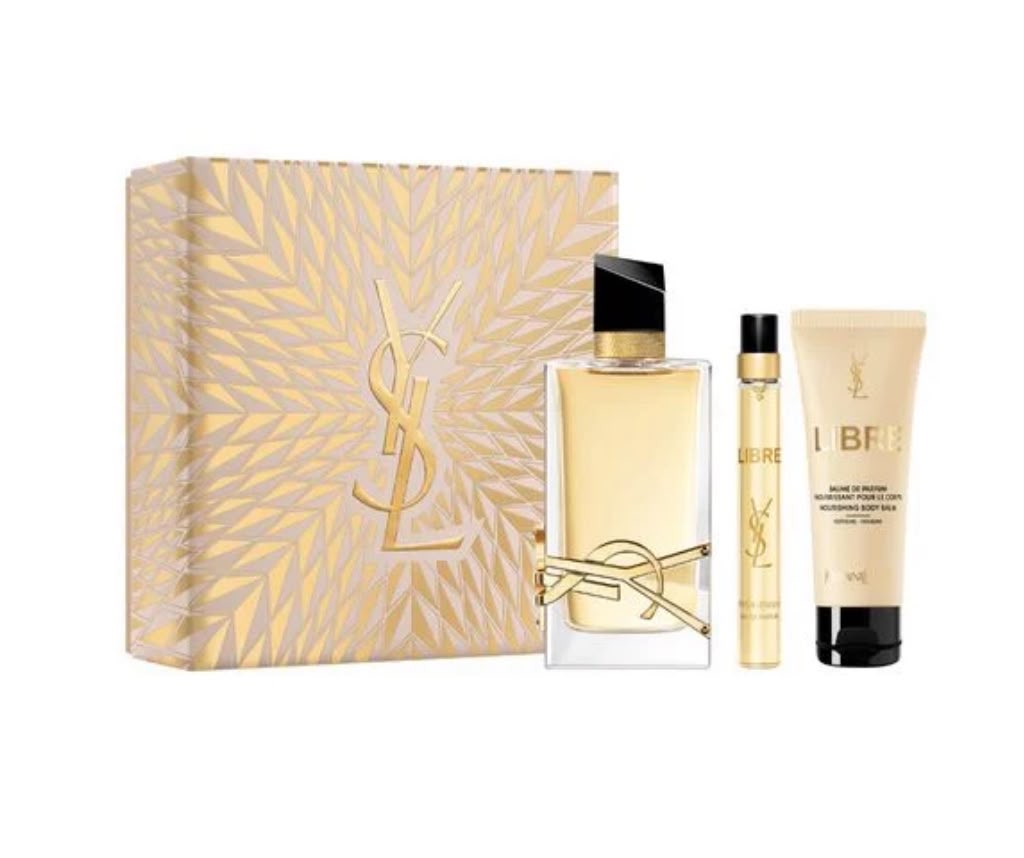 باقة حمراء وهدية ysl