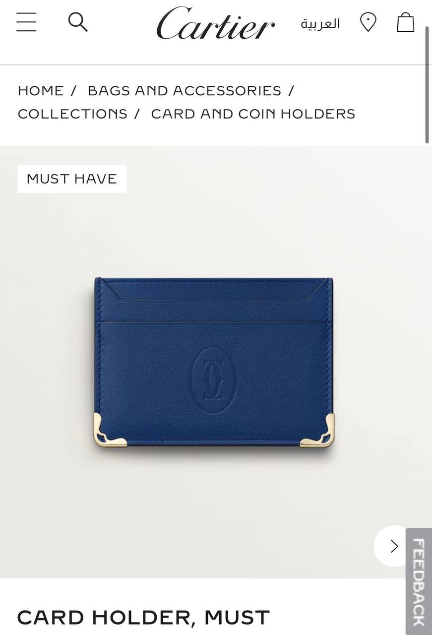 cartier كارد هولدر