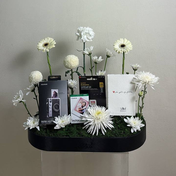 مع أوراق وميموري Instax mini Evo كيمرا