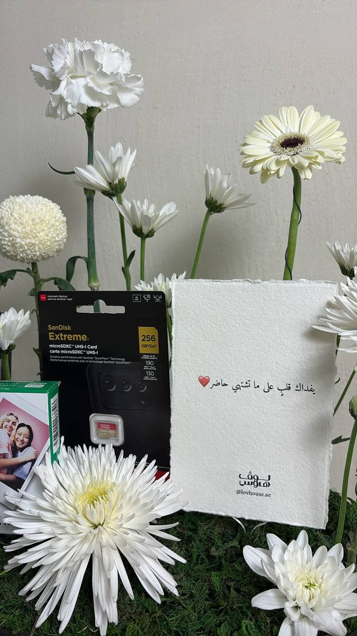 مع أوراق وميموري Instax mini Evo كيمرا