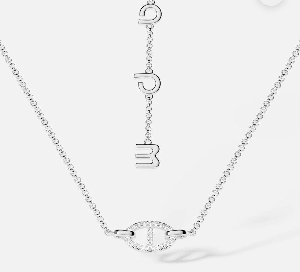 Apm logo necklace🤍