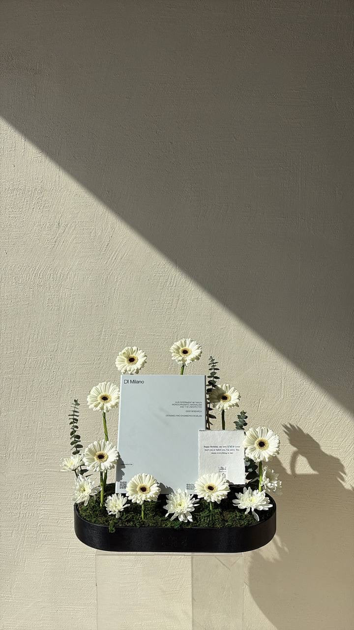 بوكس مستطيل d1 milano ساعة سوداء