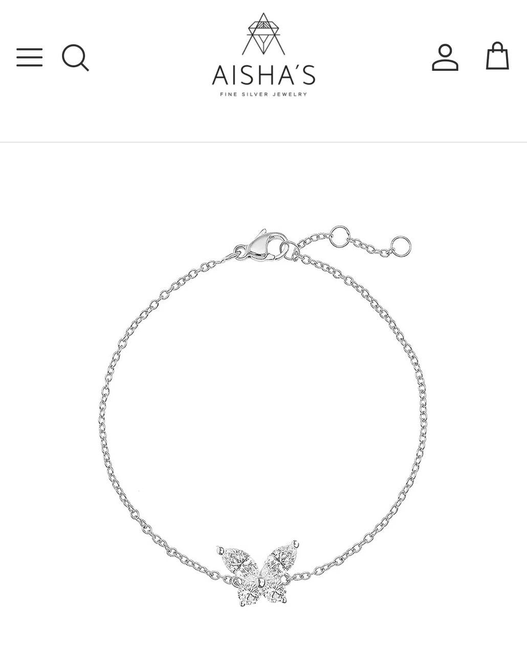 أسوارة الفراشة من AISHA’S charms
