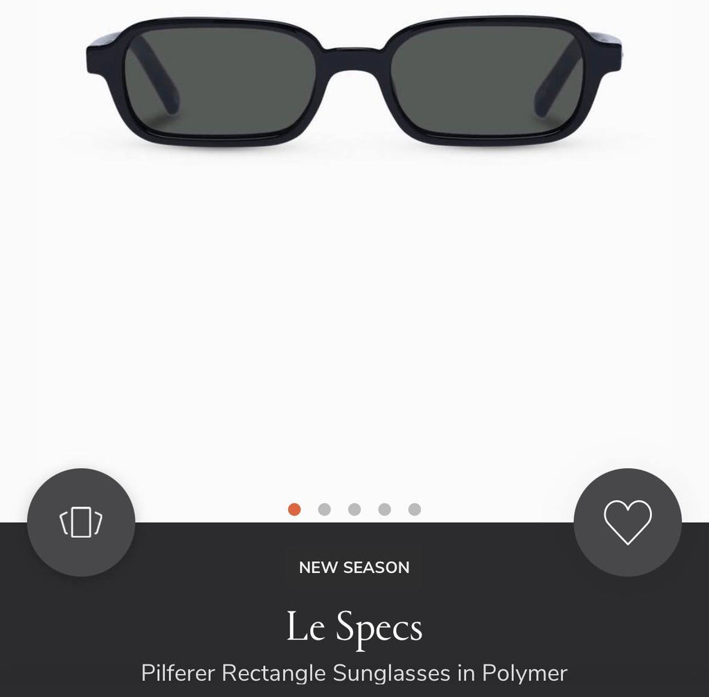 Le Specs مسباح مع نظارة شمسية
