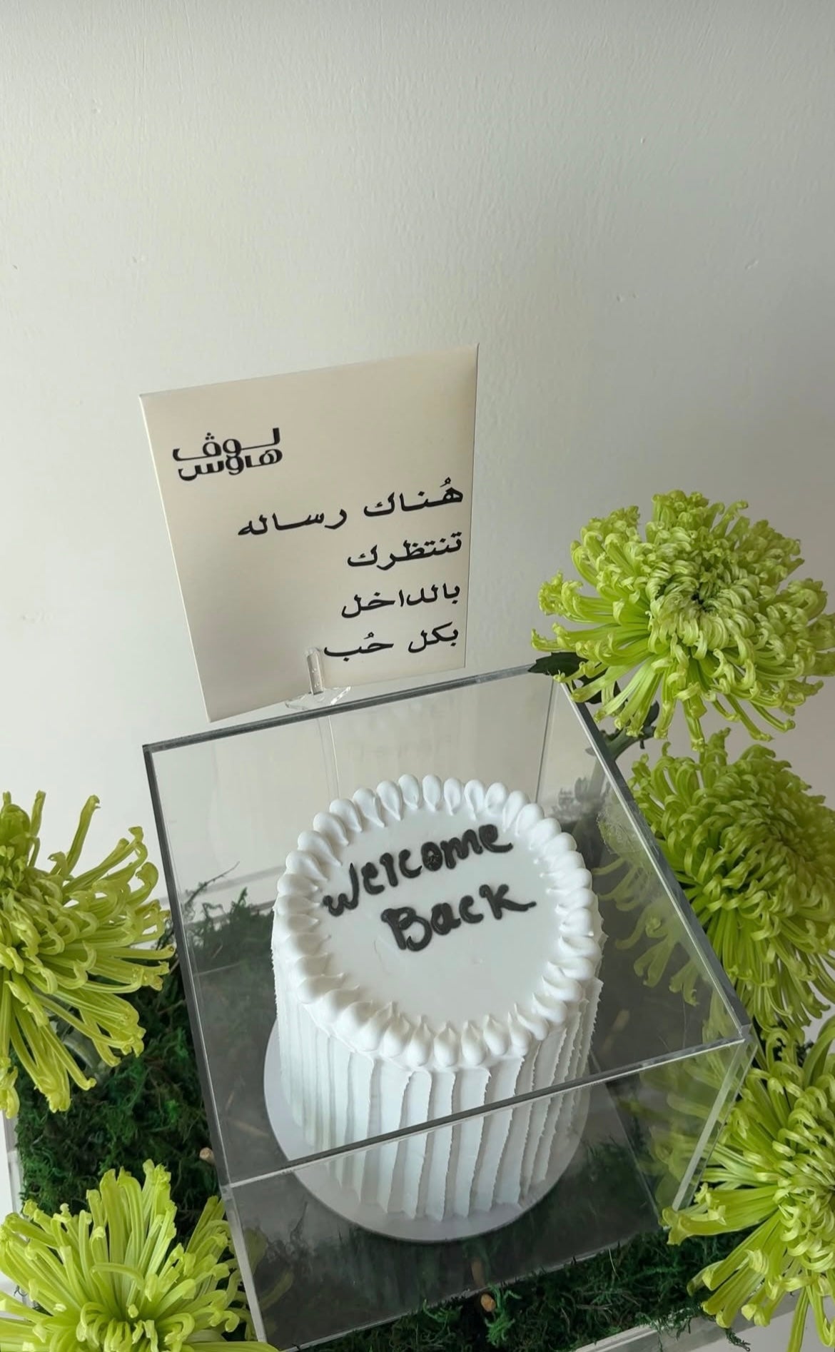 صينية كيك بورد اخضر