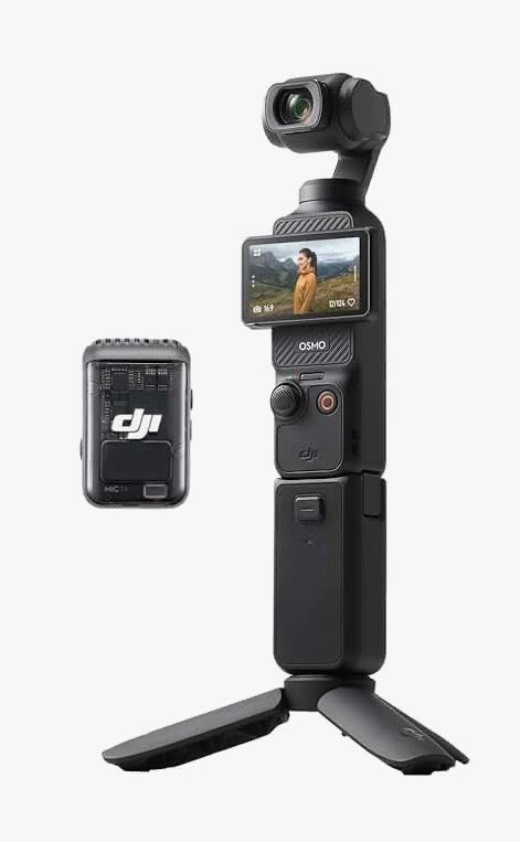 وكيك dji osmo pocket 3 creator combo , memory card  كاميرا