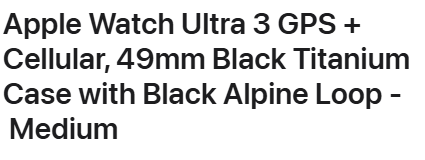 Apple Ultra ساعة