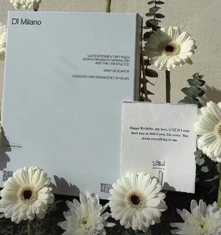 بوكس مستطيل d1 milano ساعة سوداء