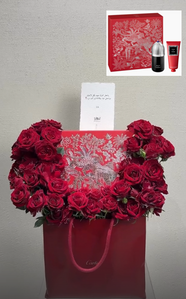 Pasha de Cartier Noire set عطر كارتير