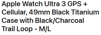 Apple Ultra ساعة