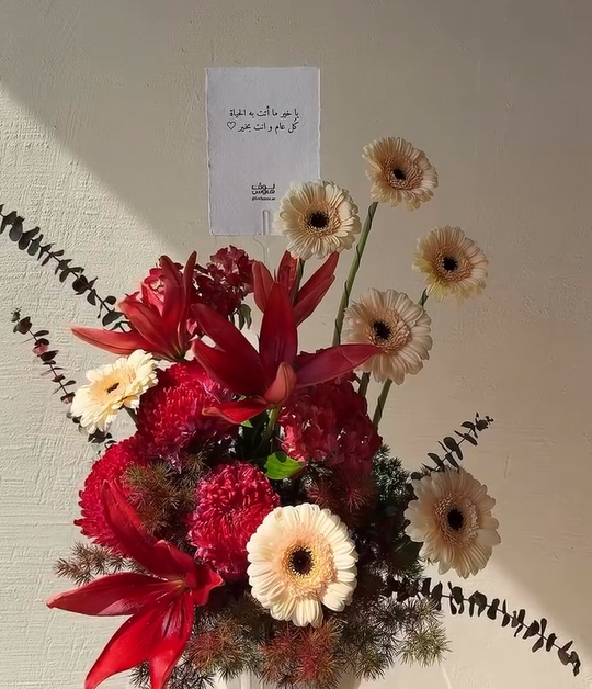 فازه ورد احمر