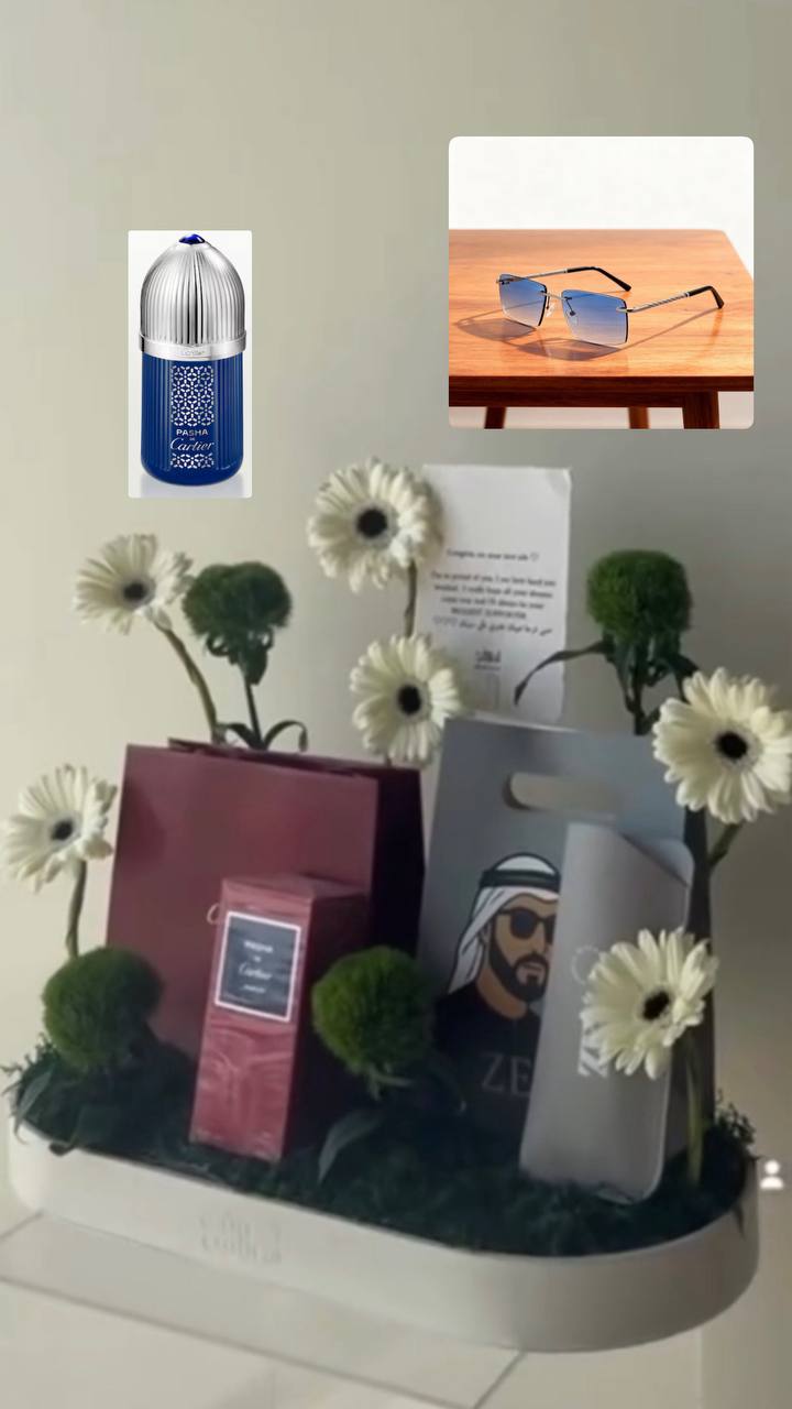 cartier نظارة و عطر