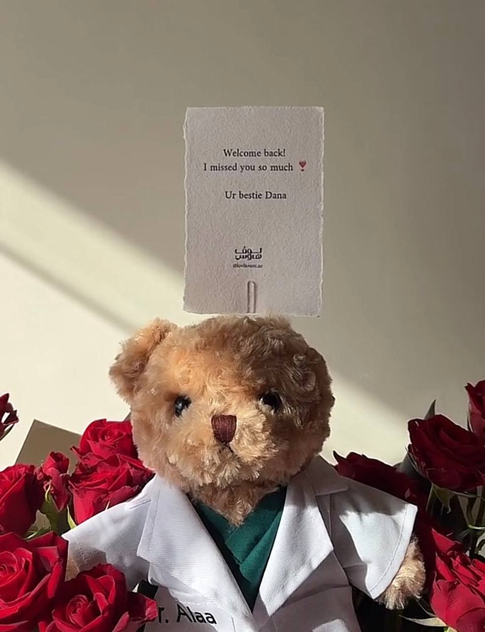 Dr Teddy – Red Bouquet