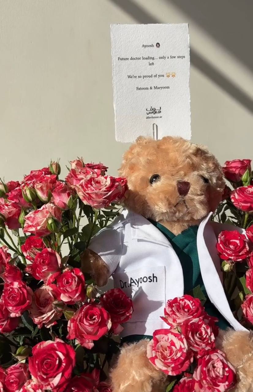 Dr Teddy – Pink Bouquet