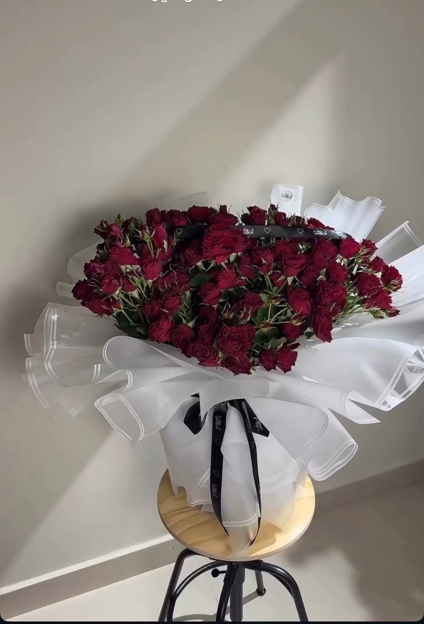 باقة بيبي روز حمراء