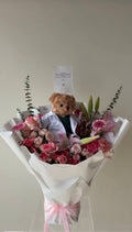 Dr Teddy – Pink Bouquet – 200 AED CASH
