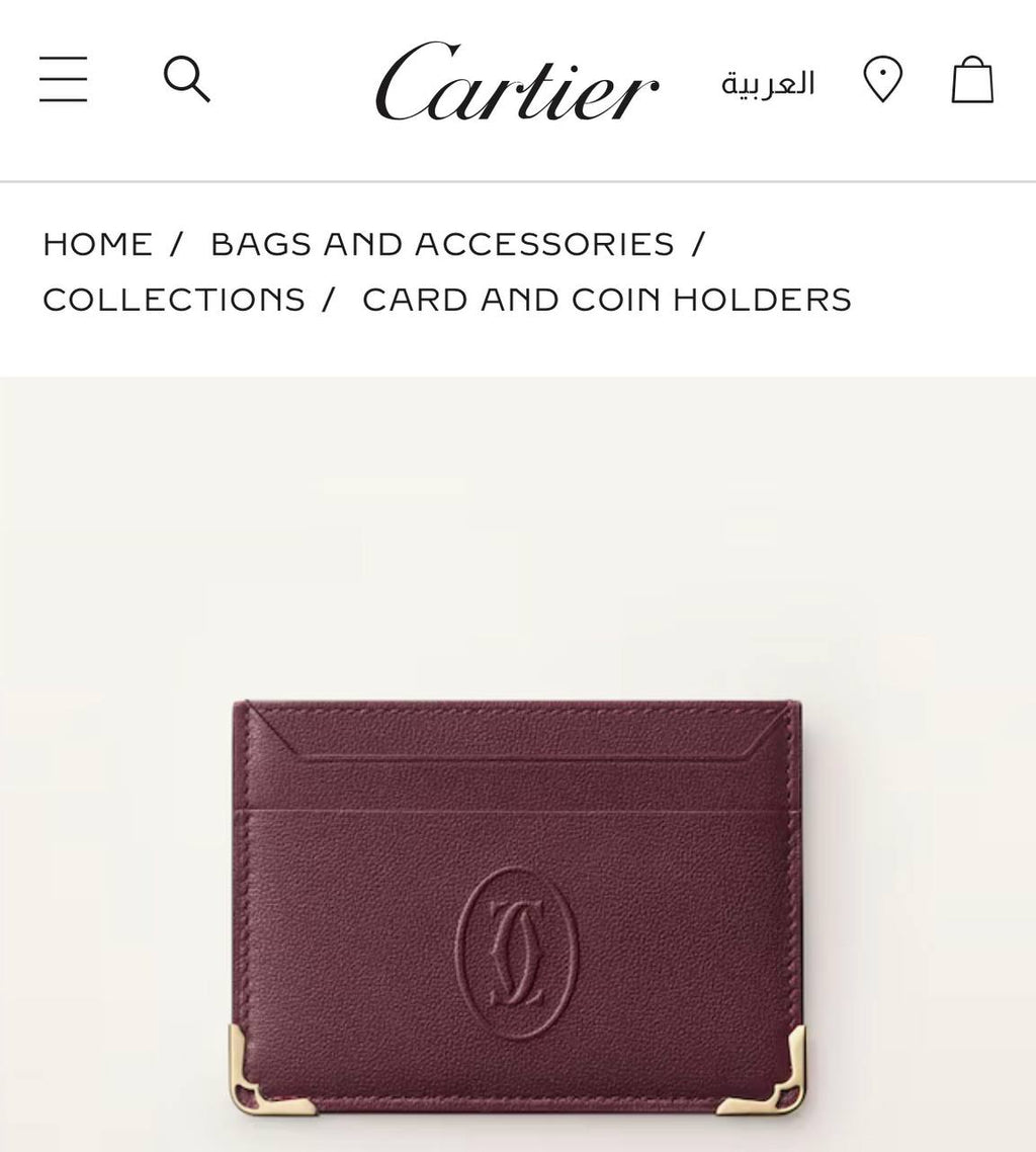 cartier كارد هولدر
