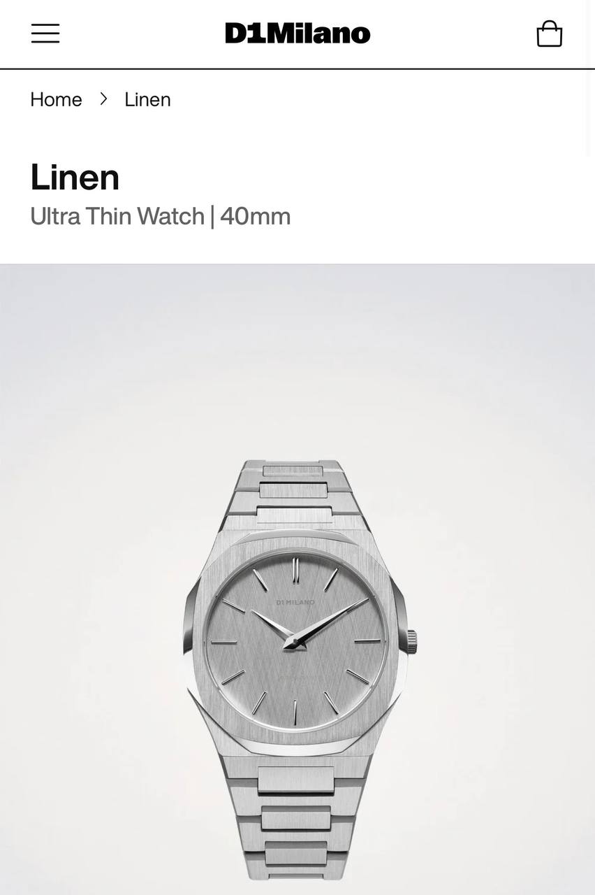 d1 milano  ساعة