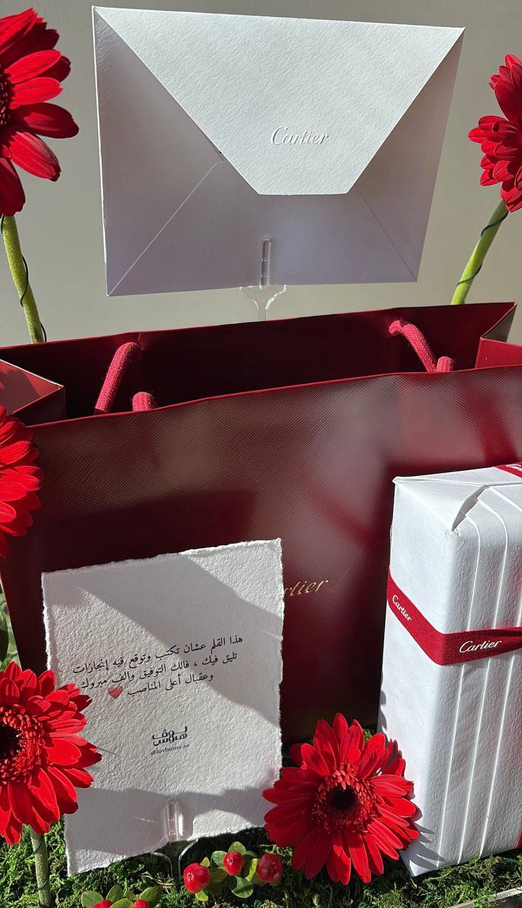 Cartier – قلم ذهبي وسلفر