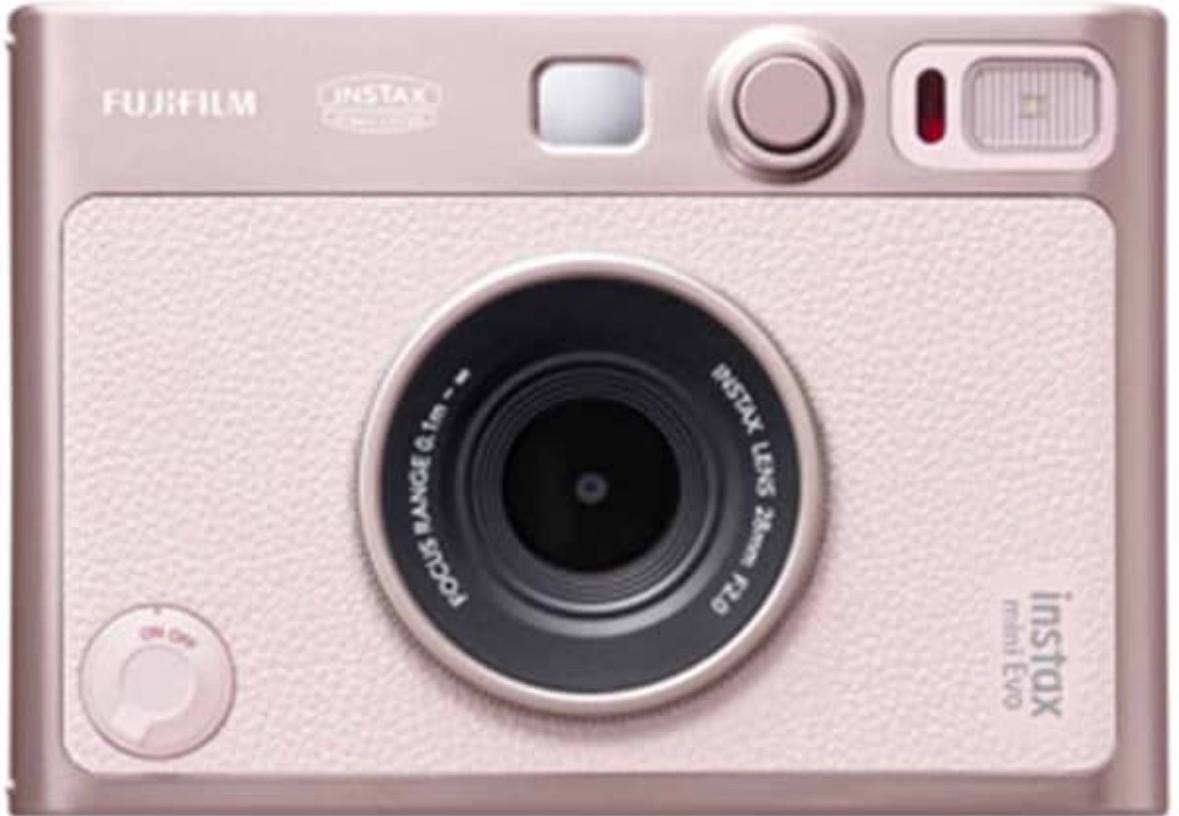 Instax mini Evo كاميرا وردية