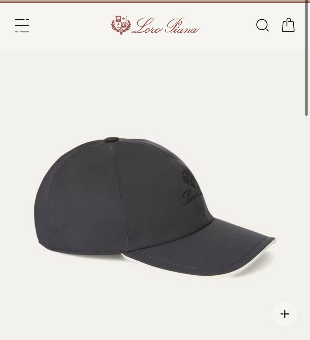 S مع سلة حمراء Loro Piana كاب