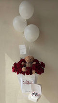 Teddy Set – Cake & Balloon (Best seller❤️‍🔥)