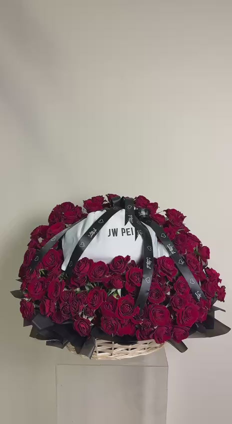 L سلة حمراء Jw Pei  شنطة
