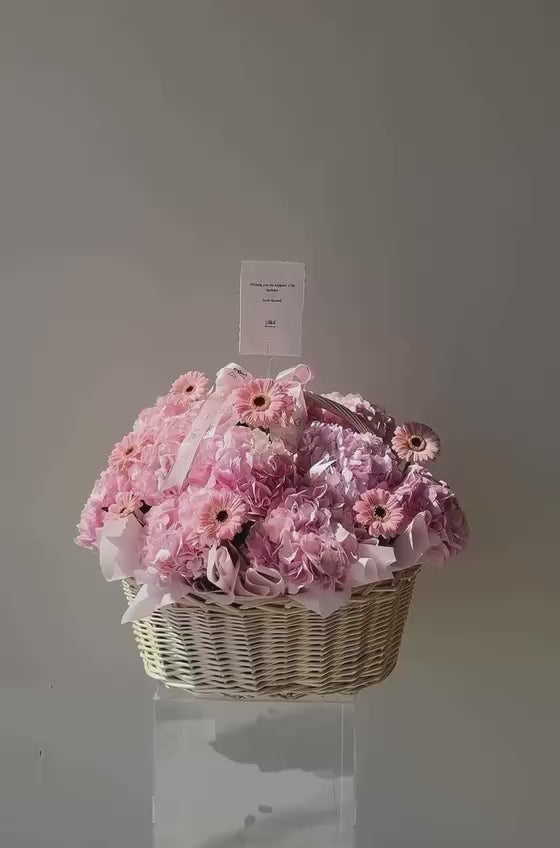 سلة هيدرنجا وجربيرا  XL