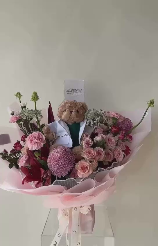 Dr Teddy – Large Bouquet