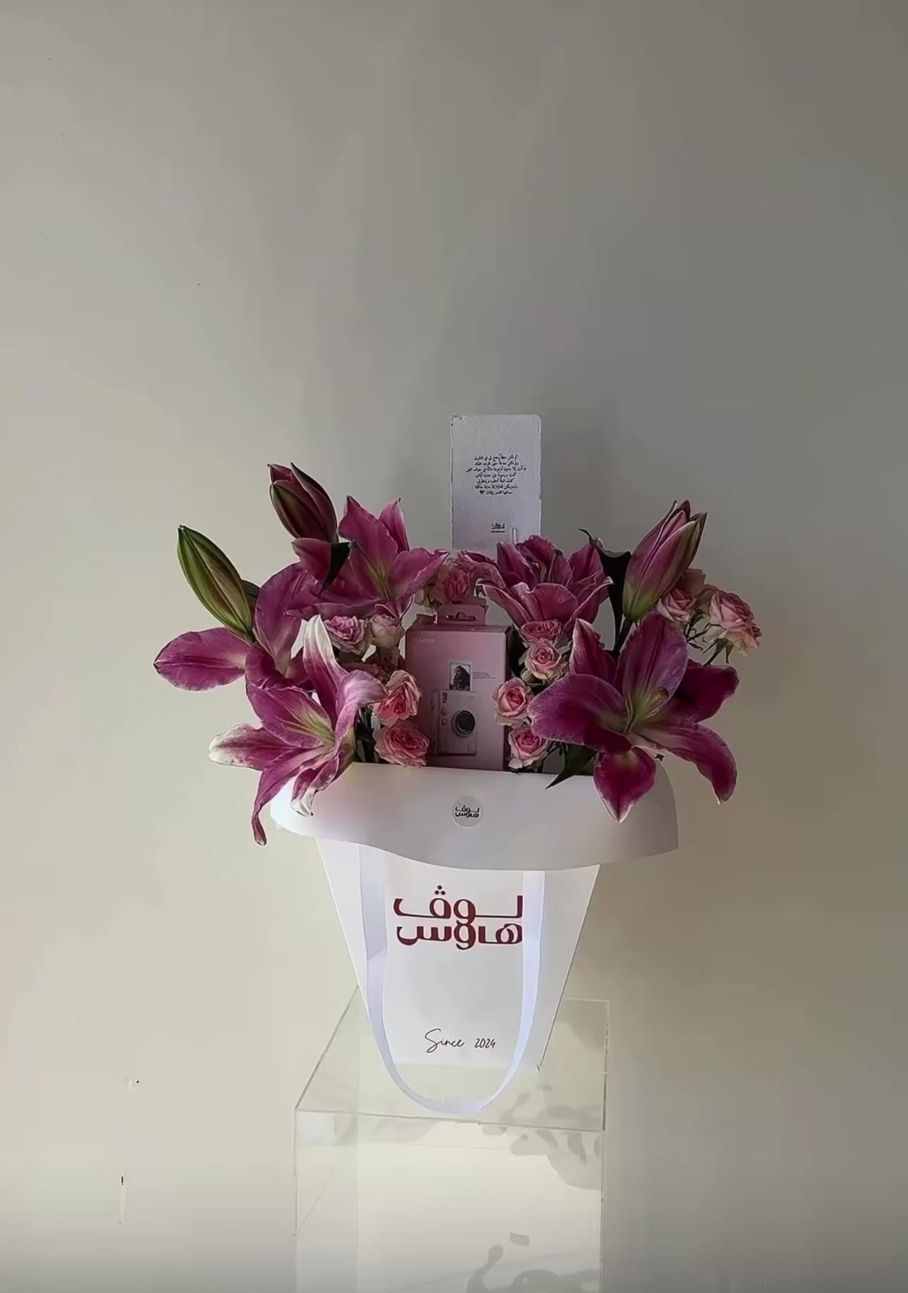 Instax mini Evo  كاميرا وردية