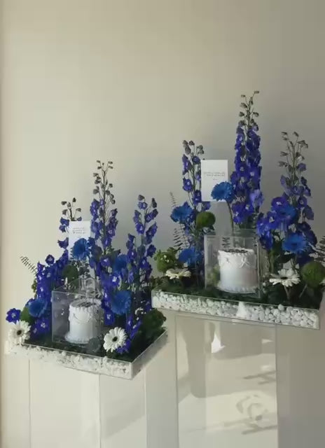 صينية كيك بورد ازرق